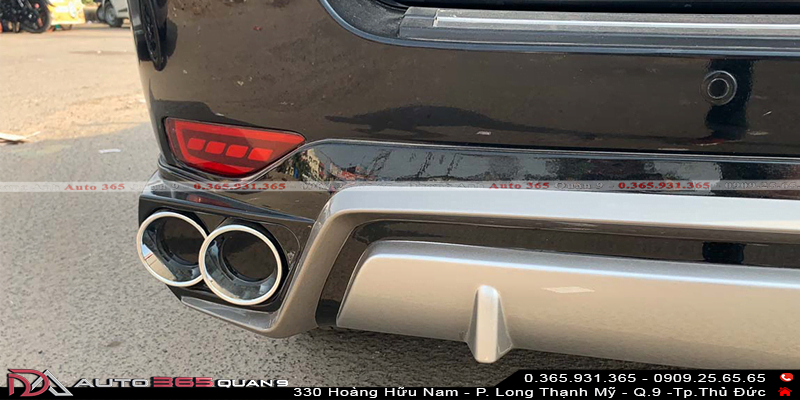 Bodykit Lexus LX570 cho Fortuner 2016 - 2021 bảo vệ xe bạn