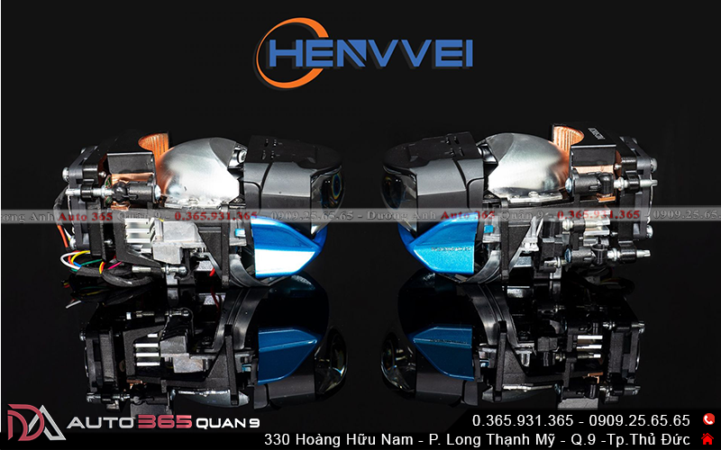 Một số hình ảnh lắp đặt bi Laser Henvvei L91 tại Auto 365 Quận 9 2