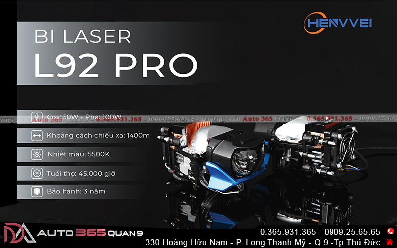 Giới thiệu về bi laser Henvvei L92 Pro