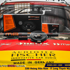 Địa chỉ lắp đặt cấu hình âm thanh xe hơi set 1 Helix cho Mercedes Benz có sub hơi theo xe