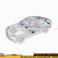 Lắp đặt cấu hình âm thanh xe hơi set 1 Helix cho Mercedes Benz
