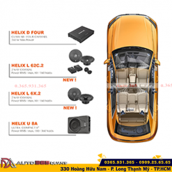 Lắp đặt cấu hình âm thanh set 3 Helix D Four