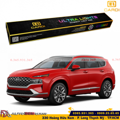 Lắ đặt ded nội thất cho Hyundai Santafe 2021 Cardi Ultra Lights