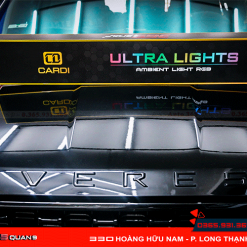 Led viền nội thất cho Ford Everest Cardi Ultra Lights 64 triệu màu