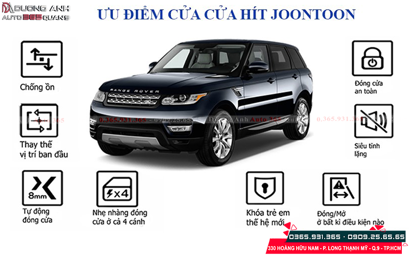 Ưu điểm khi độ cửa hít Jootoon