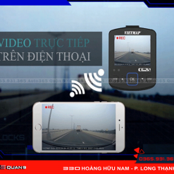 Camera hành trình Vietmap C62S kết nối trực tiếp với điện thoại