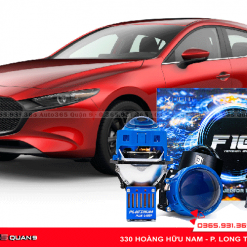 Độ đèn cho Mazda 3 với combo Titan Platinum Plus và bi gầm F10 New tại Auto365 Quận 9