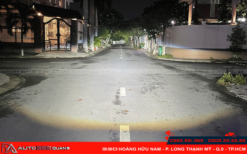 Ánh sáng Pha bi Led Red Turbo 7.0 