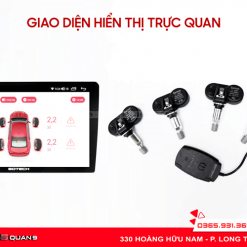 cảm biến áp suất lốp Gotech GS8 giao diện trực quan
