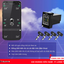 Cảm biến áp suất lốp C398 cho Toyota hỗ trợ lái xe an toàn