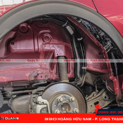 Cách âm chống ồn 4 hốc bánh xe Peugeot 3008