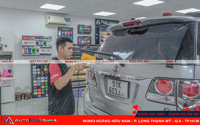 Hình ảnh dán phim cách nhiệt cho Fotuner tại Auto365 Quận 9 5