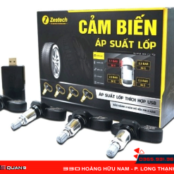 Lắp đặt cảm biến áp suất lốp tích hợp màn hình Android Zestech tại Auto365 Quận 9