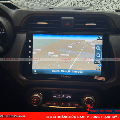 Độ màn hình ZT360 Base cho Nissan Almera hỗ trợ dẫn đường không phụ thuộc Internet
