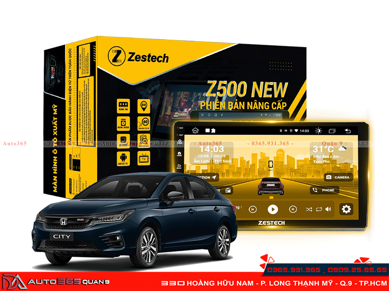 Lap-dat-Z500-New-cho-Honda-City-tai-Auto365-Quan-9 Lắp Zestech Z500 New cho Honda City tại Auto365 Quận 9