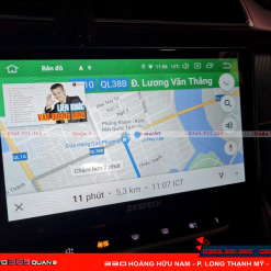Lắp màn hình Android cho MG ZS hỗ trợ dẫn đường chính xác