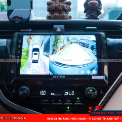 Màn hình Android cho Toyota Camry hỗ trợ ghi hình toàn cảnh quanh xe