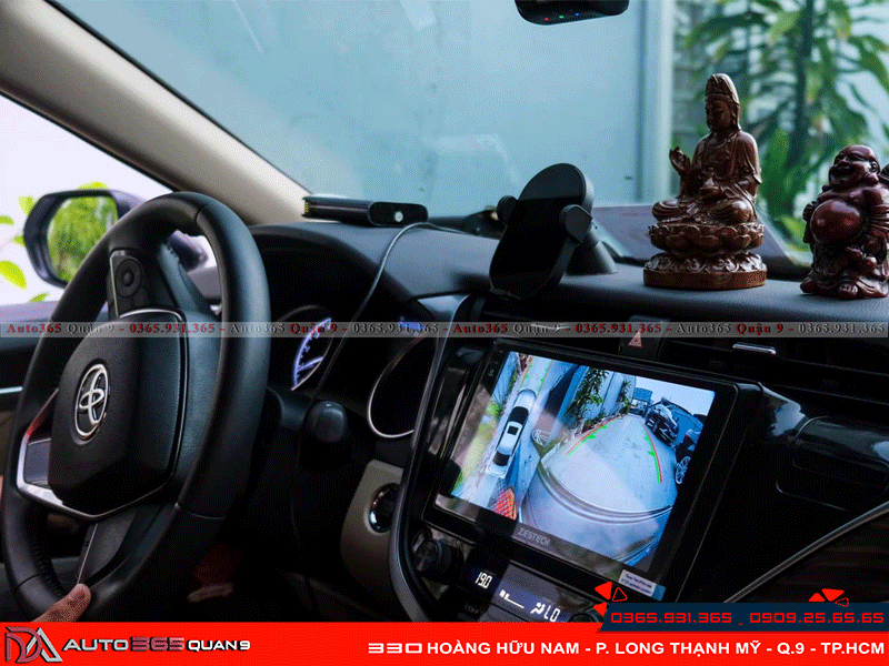 Màn hình Android Zestech Z800 Pro Plus cho Toyota Camry hỗ trợ hiển thị hình ảnh sắc nét