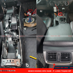 Lắp cửa gió điều hòa hàng sau cho xe Hilux
