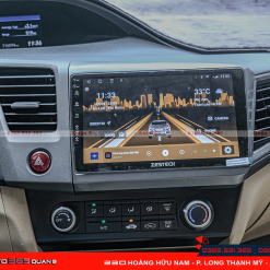 Lắp màn hình Android Zestech S100J cho Honda Civic với giao diện đa dạng