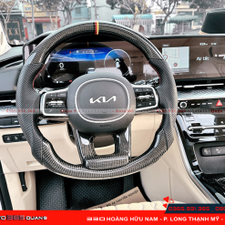 Độ vô lăng Carbon cho xe Kia Cariival