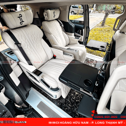 Độ ghế chủ tịch cho Kia Carnival tích hợp bàn làm việc tiện dụng