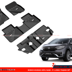 Lắp thảm đúc Huvi cho xe Honda CRV tại Auto365 Quận 9