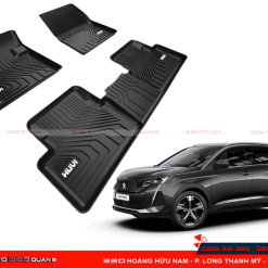 Lắp thảm đúc Huvi cho xe Peugeot 3008 tại Auto365 Quận 9