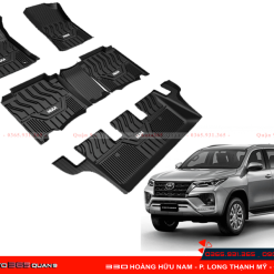 Lắp thảm đúc Huvi cho xe Toyota Fortuner tại Auto365 Quận 9