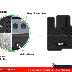 Thảm sàn Huvi cho xe Hyundai Tucson thiết kế thông minh