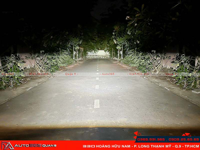 Ánh sáng Pha bi led Titan Moto CB150