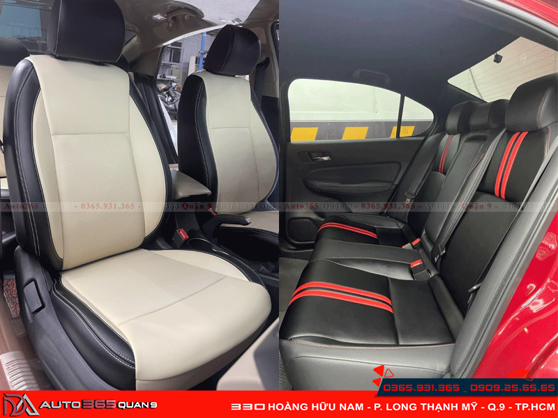 Mẫu bọc ghế da xe Hyundai Accent 8
