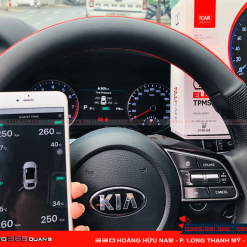 Cảm biến áp suất lốp Icar i3 hiển thị thông tin lên màn hình ODO và smartphone