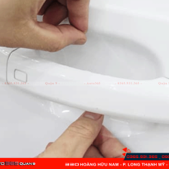 Dán PPF hõm cửa ô tô bảo vệ chống trầy hiệu quả