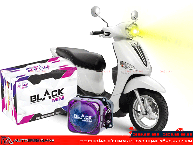 Độ Đèn Xe Yamaha Nozza - Độ đèn ô tô | Cách âm ô tô | Độ bán tải | Phụ kiện  đồ chơi xe hơi | Dán phim cách nhiệt