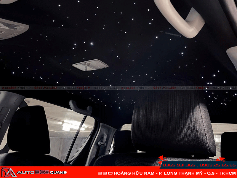 Mẫu độ trần sao rơi cho ô tô tại Auto365 Quận 9 4