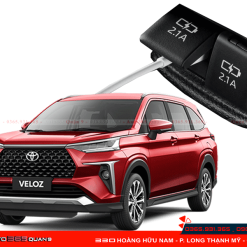 Lắp cổng USB ghế sau xe Toyota tại Auto365 Quận 9