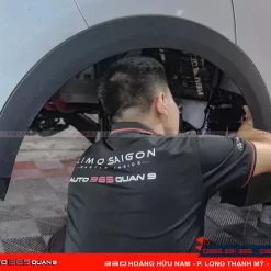 Cách âm chống ồn hốc bánh xe VinFast Vf e34