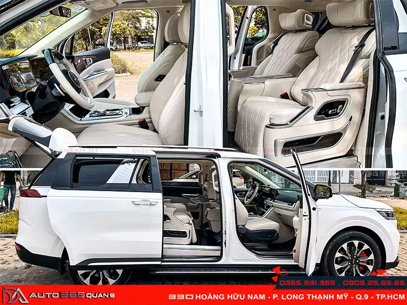 Độ ghế Limousine Cast 2 xe Carnival 19