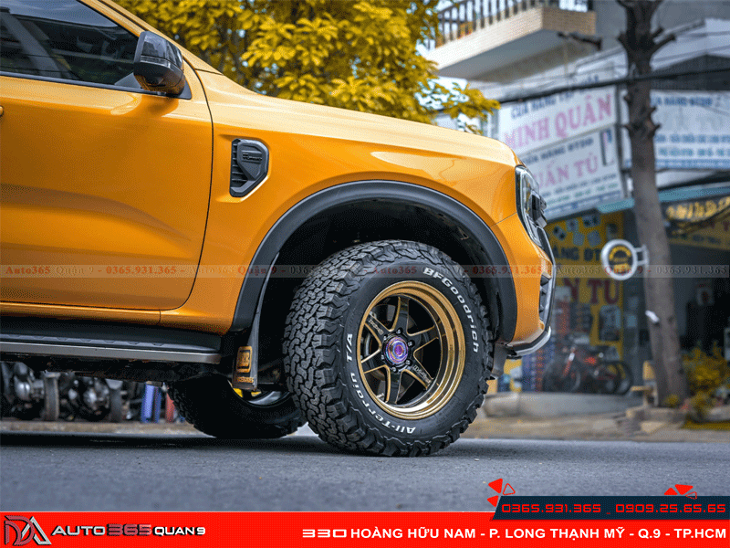 Độ mâm lốp Ford Ranger Wildtrak 9