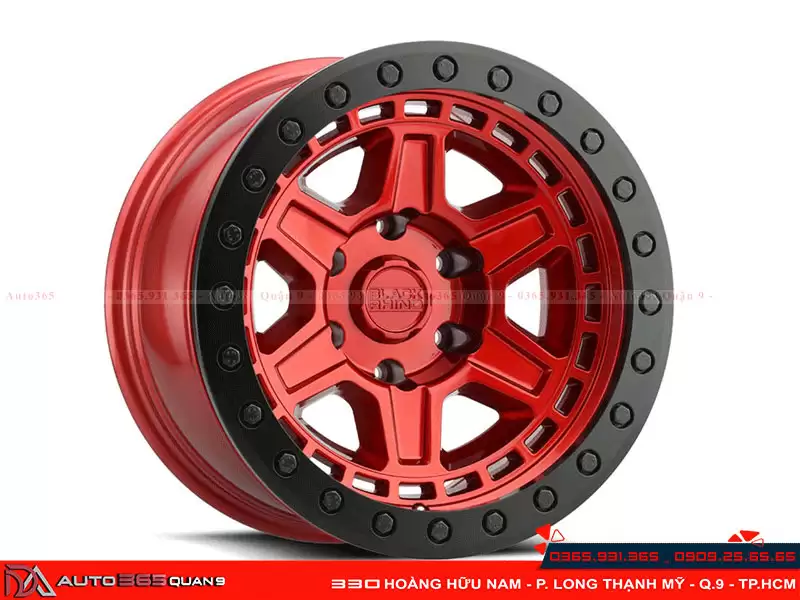 Mâm Black Rhino Reno Beadlock Candy Red 2
