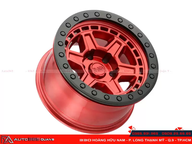 Mâm Black Rhino Reno Beadlock Candy Red 3