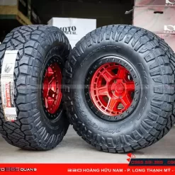 Mâm Black Rhino Reno Beadlock Candy Red 4