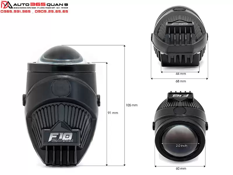 Bi gầm X-Light F10 2.0 Inch kích thước nhỏ gọn