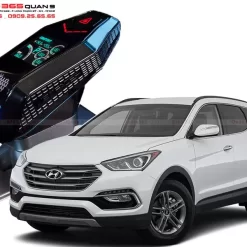 Cần số điện tử xe Hyundai Santafe 8