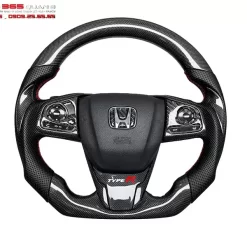 Mẫu vô lăng Carbon cho Honda CRV 1