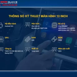 Màn hình Zestech 13 Inch 2K 3