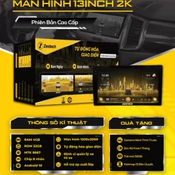Màn hình Zestech 13 Inch 2K 5