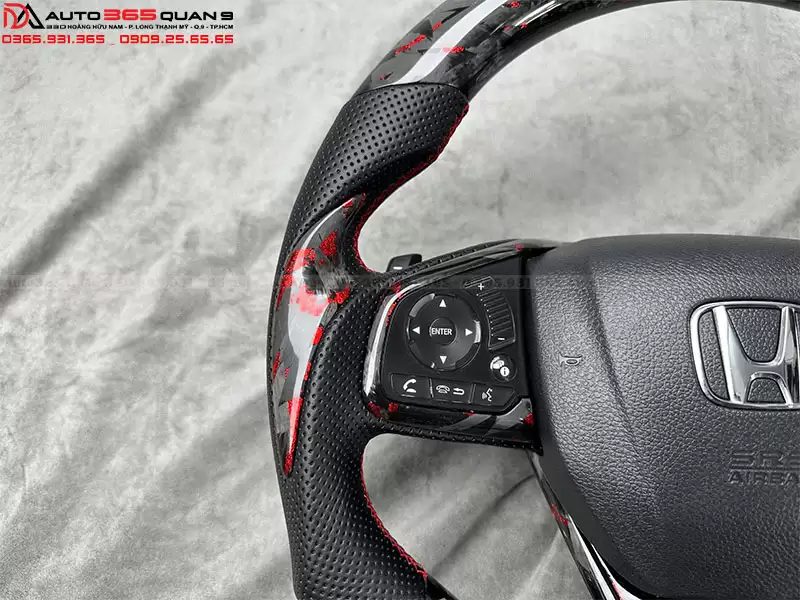 Mẫu vô lăng Cacbom cho Civic Gen 10 12