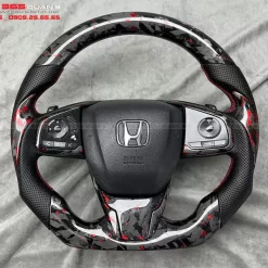 Mẫu vô lăng Cacbom cho Civic Gen 10 14